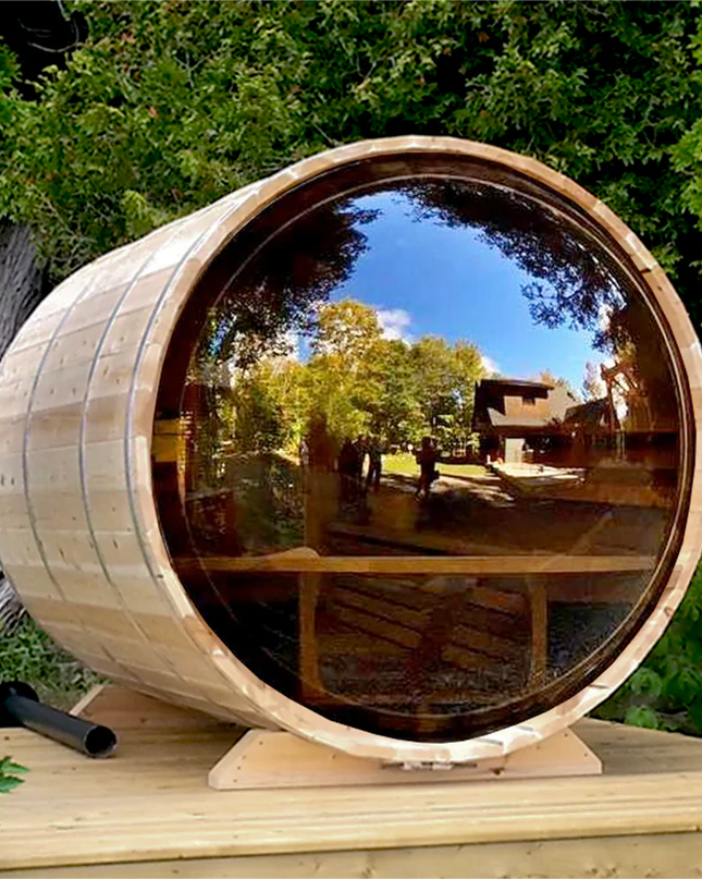 SAUNA EVOLUTION® Barrel Sauna Serenity Nature Air 4