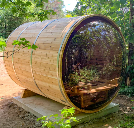 SAUNA EVOLUTION® Barrel Sauna Serenity Nature Air 4