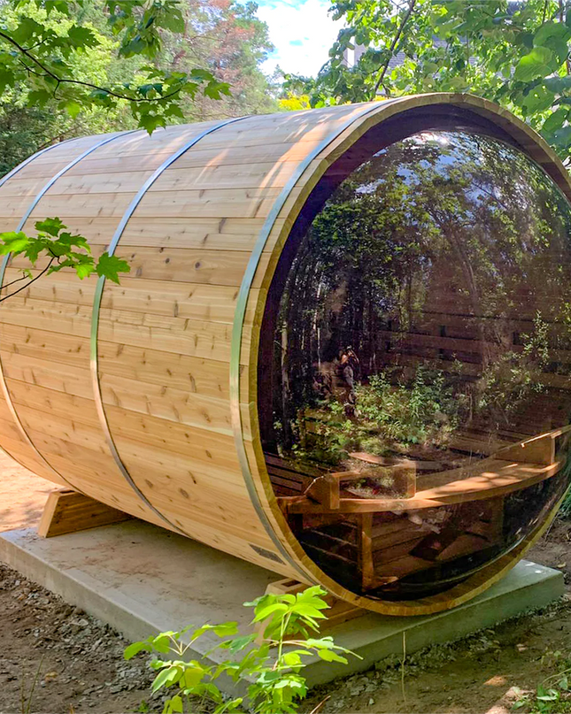SAUNA EVOLUTION® Barrel Sauna Serenity Nature Air 4