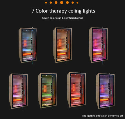 SAUNA EVOLUTION® Luxury Ozone Dry Far Infrared Indoor Sauna