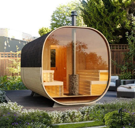 SAUNA EVOLUTION® Barrel Sauna Serenity Nature Air 6