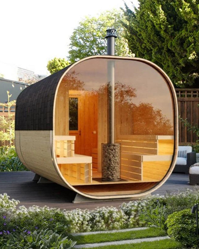 SAUNA EVOLUTION® Barrel Sauna Serenity Nature Air 6