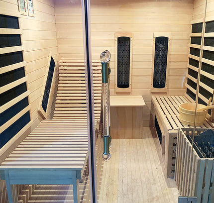 SAUNA EVOLUTION®  Indoor Steam and Far-infrared Sauna Dual System 01