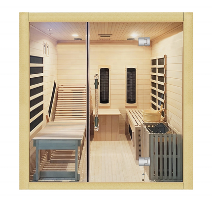 SAUNA EVOLUTION®  Indoor Steam and Far-infrared Sauna Dual System 01