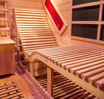 SAUNA EVOLUTION®  Indoor Sauna Room with Recliner（Best Seller）Far Infrared 01