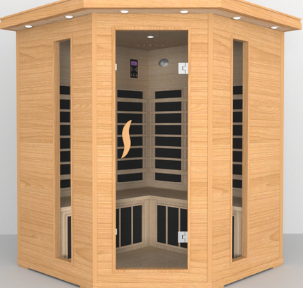 SAUNA EVOLUTION®  Low EMF Indoor Wood Sauna With Carbon Panel Far Infrared 16