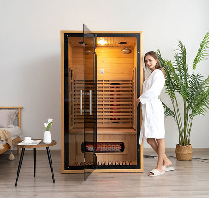 SAUNA EVOLUTION® Luxury Ozone Dry Far Infrared Indoor Sauna
