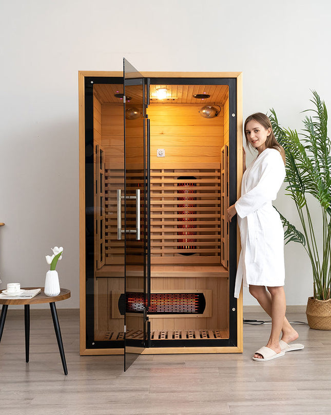 SAUNA EVOLUTION® Luxury Ozone Dry Far Infrared Indoor Sauna