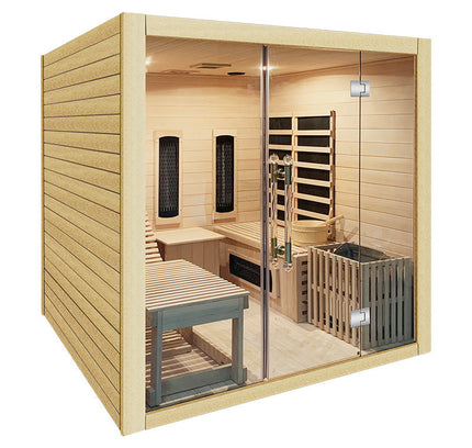 SAUNA EVOLUTION®  Indoor Steam and Far-infrared Sauna Dual System 01