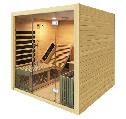 SAUNA EVOLUTION®  Indoor Steam and Far-infrared Sauna Dual System 01
