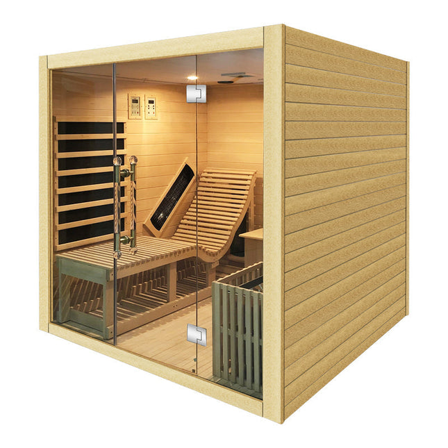 SAUNA EVOLUTION®  Indoor Steam and Far-infrared Sauna Dual System 01