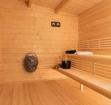 SAUNA EVOLUTION® Large Cabin Sauna Eco Oasis 3