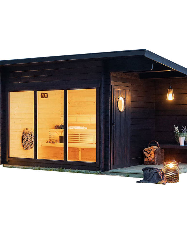 SAUNA EVOLUTION® Large Cabin Sauna Eco Oasis 3
