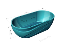 Dreampod Home Float Pro size chart and dimensions - 2200mm x 1100mm