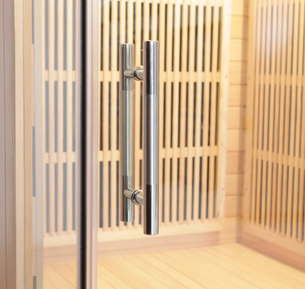 SAUNA EVOLUTION®  Indoor Carbon Heaters Glass Door Sauna Room Far Infrared 09