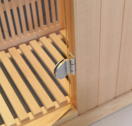 SAUNA EVOLUTION®  Indoor Carbon Heaters Glass Door Sauna Room Far Infrared 09