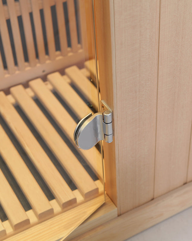 SAUNA EVOLUTION®  Indoor Carbon Heaters Glass Door Sauna Room Far Infrared 09