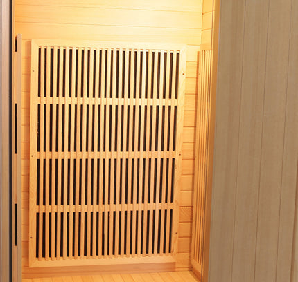 SAUNA EVOLUTION®  Indoor Carbon Heaters Glass Door Sauna Room Far Infrared 09