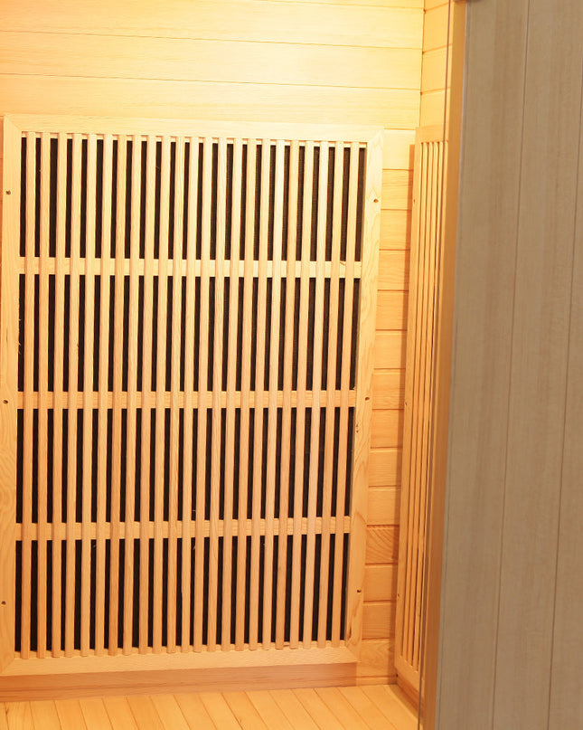 SAUNA EVOLUTION®  Indoor Carbon Heaters Glass Door Sauna Room Far Infrared 09