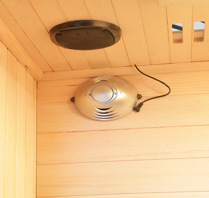 SAUNA EVOLUTION®  Indoor Carbon Heaters Glass Door Sauna Room Far Infrared 09