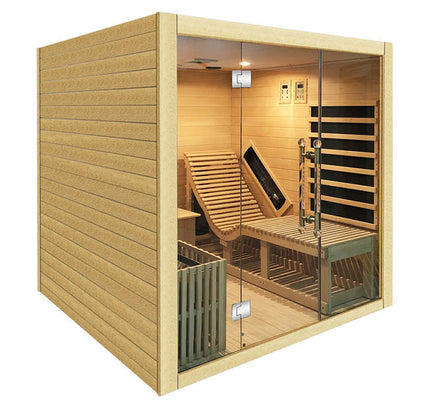 SAUNA EVOLUTION®  Indoor Steam and Far-infrared Sauna Dual System 01
