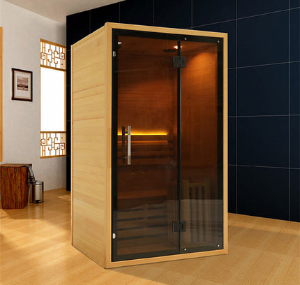 SAUNA EVOLUTION®  Indoor Wicking and Perspiration Fumigation Box Wet Sauna Glass 04