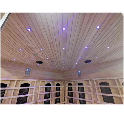 SAUNA EVOLUTION® 5-6 People Traditional Steam And Far Infrared Sauna Room Luxury 4