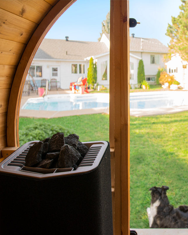 SAUNA EVOLUTION® Barrel Sauna Serenity Nature Air 3