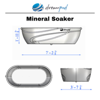 Dreampod Mineral Soaker size chart and dimensions