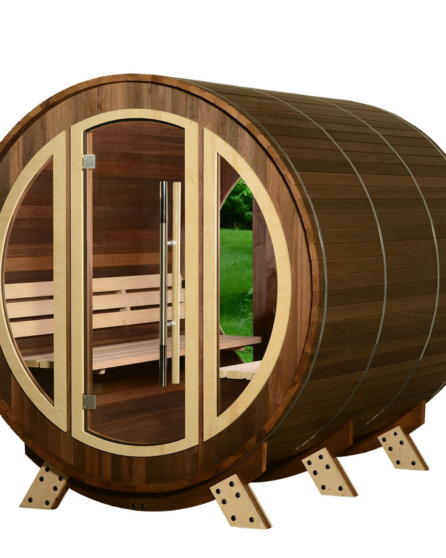 SAUNA EVOLUTION® Barrel Sauna Serenity Nature Air 9