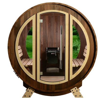 SAUNA EVOLUTION® Barrel Sauna Serenity Nature Air 9
