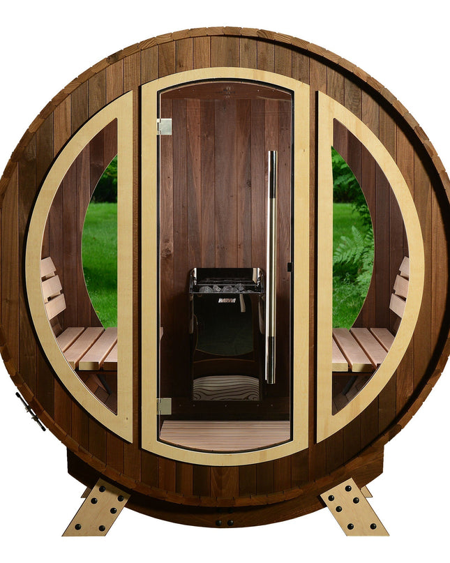 SAUNA EVOLUTION® Barrel Sauna Serenity Nature Air 9