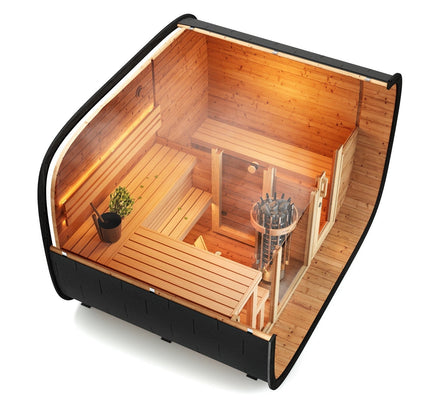SAUNA EVOLUTION® Elegant Serenity Sauna 5