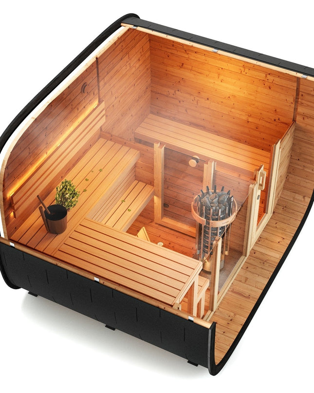 SAUNA EVOLUTION® Elegant Serenity Sauna 5