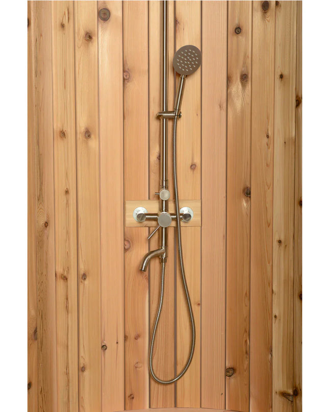 SAUNA EVOLUTION® Curved Rinse Outdoor Shower