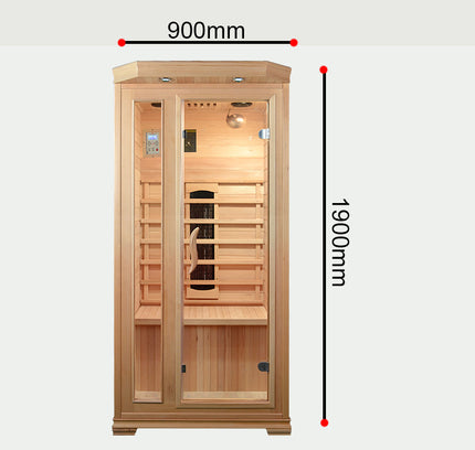 SAUNA EVOLUTION®  Indoor Wooden Dry Cabin Customized Sauna Room Far Infrared 04