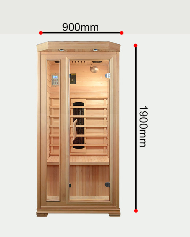 SAUNA EVOLUTION®  Indoor Wooden Dry Cabin Customized Sauna Room Far Infrared 04