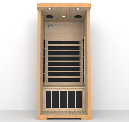SAUNA EVOLUTION®  Low EMF Indoor Wood Sauna With Carbon Panel Far Infrared 16