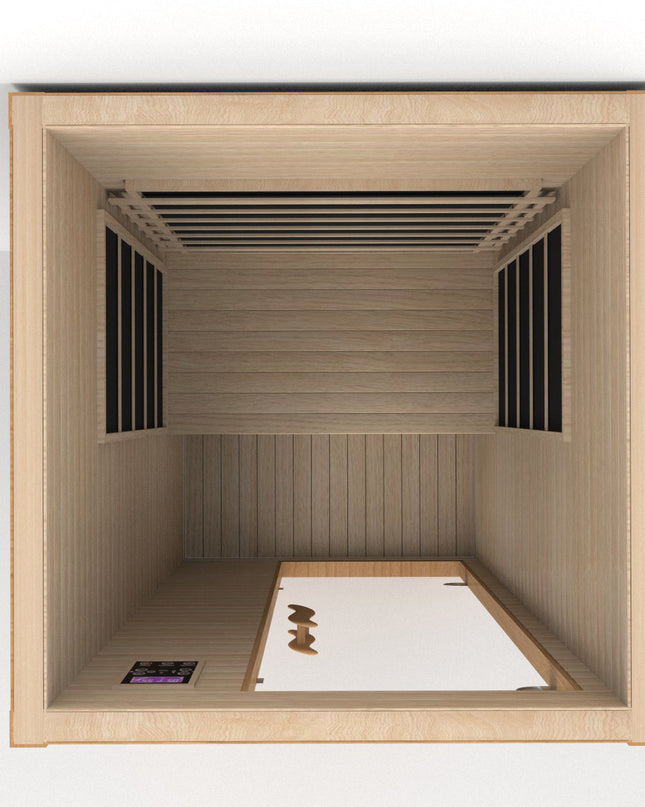 SAUNA EVOLUTION®  Low EMF Indoor Wood Sauna With Carbon Panel Far Infrared 16