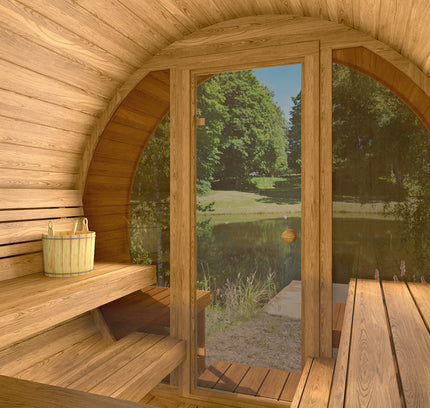 SAUNA EVOLUTION® Barrel Sauna Serenity Nature Air 7