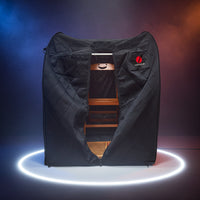 Portable infrared Sauna with Therasage logo