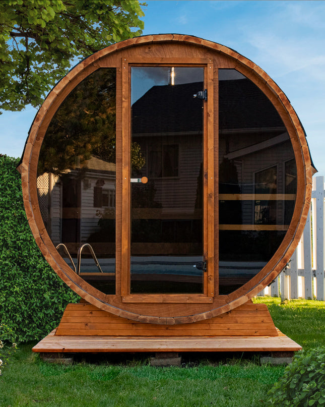SAUNA EVOLUTION® Barrel Sauna Serenity Nature Air 3