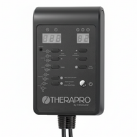 Therapro electronic device with digital display on a white background