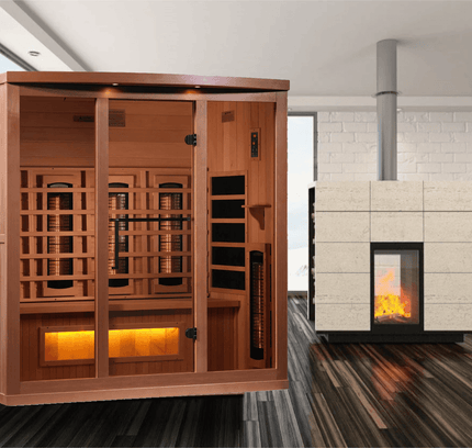 SAUNA EVOLUTION® 3 PERSON FAR INFRARED SAUNA SOOTHING 4