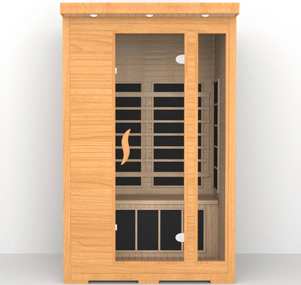 SAUNA EVOLUTION®  Low EMF Indoor Wood Sauna With Carbon Panel Far Infrared 16