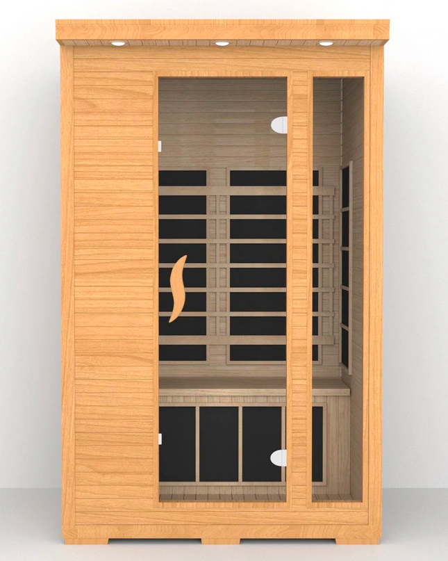 SAUNA EVOLUTION®  Low EMF Indoor Wood Sauna With Carbon Panel Far Infrared 16