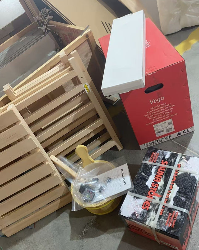 SAUNA EVOLUTION® 5-6 People Traditional Steam Sauna Room Luxury 1