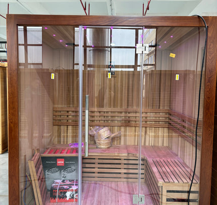 SAUNA EVOLUTION® 3 PERSON TRADITIONAL STEAM SAUNA RELAX 2