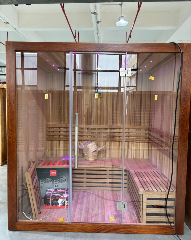 SAUNA EVOLUTION® 3 PERSON TRADITIONAL STEAM SAUNA RELAX 2