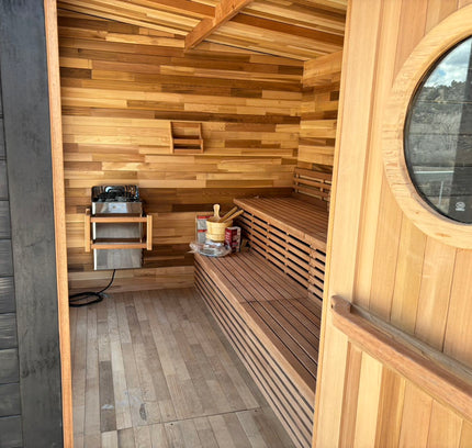 SAUNA EVOLUTION® Large Cabin Sauna Eco Oasis 3